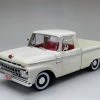 1965 Ford F-100 Custom Cab Pickup, White - Sun Star 1302 - 1/18 Scale Diecast Model Toy Car
