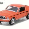 1968 Ford Mustang GT, Madagascar Orange - Greenlight 13190A/48 - 1/64 Scale Diecast Model Toy Car