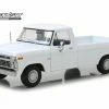 1973 Ford F-100 Pickup Truck, White - Greenlight 13536 - 1/18 Scale Diecast Model Toy Car