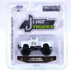 Jada Toys 1956 Ford F-100 Pickup, White - Jada 14020-W23 - 1/64 Scale Diecast Model Toy Car