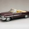 1964 Ford Galaxie 500/XL Open Convertible, Vintage Burgundy - Sun Star 1432 - 1/18 Diecast Car