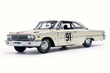 Sun Star 1963 Ford Galaxie 500 XL #91 1963 Tour De France- 1473 - 1/18 Scale Diecast Model Toy Car