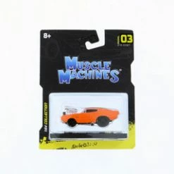 1966 Dodge Charger, Orange - Maisto 15526/1 - 1/64 Scale Diecast Model Toy Car