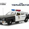 Greenlight 1977 Dodge Monaco Metro Police With T-800 Endoskeleton - 19042 - 1/18 Scale Diecast Model Toy Car