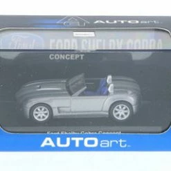 AUTOArt 2004 Ford Shelby Cobra Concept Car, Tungsten Silver - Auto Art 20541 - 1/64 Scale Diecast Car
