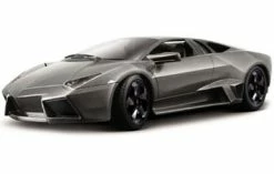Lamborghini Reventon, Gray - Bburago 21041 - 1/24 Scale Diecast Model Toy Car