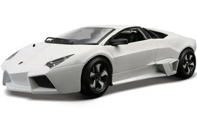 Lamborghini Reventon, White - Bburago 21041 - 1/24 Scale Diecast Model Toy Car
