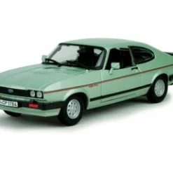 1982 Ford Capri, Green - Bburago 21093GN - 1/24 Scale Diecast Model Toy Car