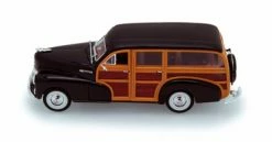 1948 Chevy Fleetmaster, Brown - Welly 22083 - 1/24 Scale Diecast Model Toy Car