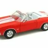 1971 Chevy Chevelle SS454 Convertible, Orange - Welly 22089 - 1/24 Scale Diecast Model Car