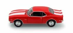 1968 Chevy Camaro Z/28, Red - Welly 22448 - 1/24 Scale Diecast Model Toy Car