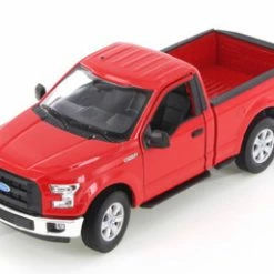 2015 Ford F-150 Regular Cab Pick Up, Red - Welly 24063WR - 1/24 Scale Diecast Model Toy Car