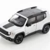 Jeep Renegade Trailhawk, Silver - Welly 24071/4D - 1/24 Scale Diecast Model Toy Car