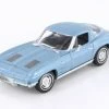 1963 Chevy Corvette Hard Top, Blue - Welly 24073WBU - 1/24 Scale Diecast Model Toy Car