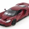 2017 Ford GT, Red - Welly 24082WR - 1/24 Scale Diecast Model Toy Car