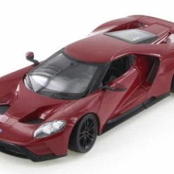 2017 Ford GT, Red - Welly 24082WR - 1/24 Scale Diecast Model Toy Car