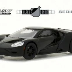 2017 Ford GT, Black - Greenlight 27950F/48 - 1/64 Scale Diecast Model Toy Car