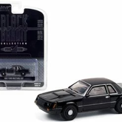 ModelToyCars 1982 Ford Mustang SSP, Black - Greenlight 28050B/48 - 1/64 Scale Diecast Model Toy Car