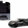 ModelToyCars 2020 Chevy Corvette C8 Stingray, Black - Greenlight 28050F/48 - 1/64 Scale Diecast Model Toy Car
