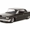 1964 Chevy Impala Lowrider, Black - Greenlight 28090B/48 - 1/64 Scale Diecast Model Toy Car
