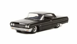 1964 Chevy Impala Lowrider, Black - Greenlight 28090B/48 - 1/64 Scale Diecast Model Toy Car