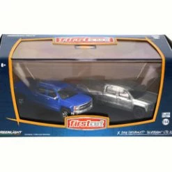 2014 Chevrolet Silverado LTZ Z71 Set, Greenlight 29827 - 1/64 Scale Diecast Model Toy Car