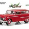1955 Chevy Two-Ten Handyman, Gypsy Red - Greenlight 29910B/48 - 1/64 Scale Diecast Model Toy Car