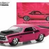 1970 Dodge Challenger, Pink - Greenlight 29943/48 - 1/64 Scale Diecast Model Toy Car
