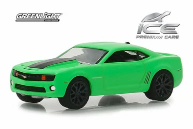 2012 Chevy Camaro SS, Turtle Wax Ice - Greenlight 30019/48 - 1/64 Scale Diecast Car