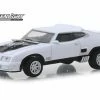 1973 Ford Falcon XB Custom, White W/Black Stripes - Greenlight 30042 - 1/64 Diecast Car