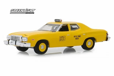 1975 Ford Torino, NYC Taxi Cab - Greenlight 30058/48 - 1/64 Scale Diecast Model Toy Car
