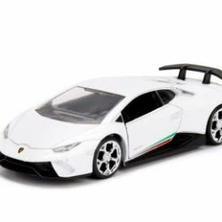Jada Toys 2017 Lamborghini Huracan Performante Hard Top, White - 30105WA1 - 1/32 Scale Diecast Model Toy Car