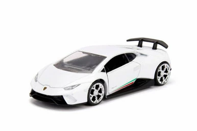 Jada Toys 2017 Lamborghini Huracan Performante Hard Top, White - 30105WA1 - 1/32 Scale Diecast Model Toy Car