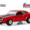 1969 Chevy Camaro, Red - Greenlight 30107/48 - 1/64 Scale Diecast Model Toy Car