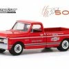 Null 1969 Chevy C-10, 53rd Annual Indianapolis 500 Mile Race Official Fire Truck - Greenlight 30164/48 - 1/64 Scale Diecast Model Toy Car