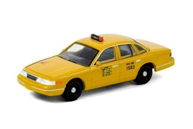 ModelToyCars New York City Taxi 1994 Ford Crown Victoria, Yellow - Greenlight 30206/48 - 1/64 Scale Diecast Car