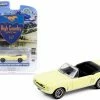 ModelToyCars 1967 Ford Mustang Convertible High Country Special, Aspen Gold - Greenlight 30214, 1/64 Diecast Car