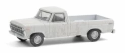1973 Ford F-100, Gray Splatter White - Greenlight 30217/48 - 1/64 Scale Diecast Model Toy Car