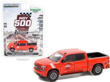 2020 Chevy Silverado Pickup Truck "104th Indy 500", Red - Greenlight 1/64 Scale Diecast Car