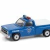 1981 Chevy C-10 Custom Deluxe, Blue/White - Greenlight 30278 - 1/64 Scale Diecast Car