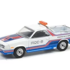 1985 Chevy El Camino SS, White - Greenlight 30312/48 - 1/64 Scale Diecast Model Toy Car