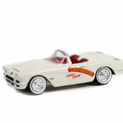 1958 Chevy Corvette, Cream/Ivory - Greenlight 30330/48 - 1/64 Scale Diecast Model Toy Car
