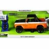 Jada Toys 1973 Ford Bronco, Orange With Matte Black/White - Jada 31058-MJ - 1/24 Scale Diecast Model Toy Car