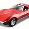 1970 Chevy Corvette T-Top, Red - Maisto 31202R - 1/24 Scale Diecast Model Toy Car