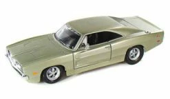 1969 Dodge Charger R/T, Champagne Silver - Maisto 31256 - 1/25 Scale Diecast Model Toy Car