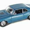 1970 Chevrolet Nova SS Coupe Hard Top, Blue - Maisto 31262 - 1/24 Scale Diecast Model Toy Car
