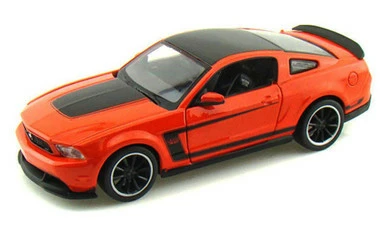 Ford Mustang Boss 302, Orange - Maisto 31269 - 1/24 Scale Diecast Model Toy Car