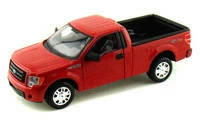 Ford F-150 STX Pickup Truck, Red - Maisto 31270 - 1/27 Scale Diecast Model Toy Car