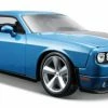 Maisto 2008 Dodge Challenger SRT8 Hard Top W/ Sunroof, Blue - 31280BU - 1/24 Scale Diecast Model Toy Car