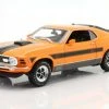 1970 Ford Mustang Mach 1 428, Orange - Maisto 31453OR - 1/18 Scale Diecast Model Toy Car